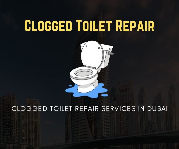 Professional clogged toilet repair and unclogging services in Dubai for homes and offices